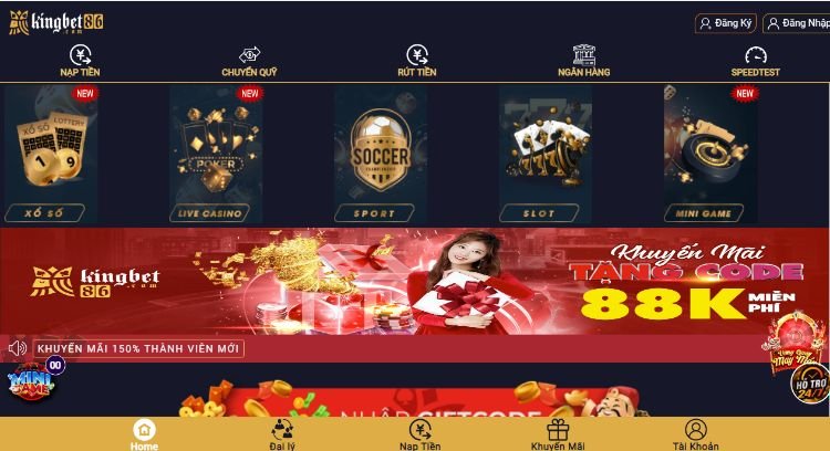 Kingbet86-giao-dien