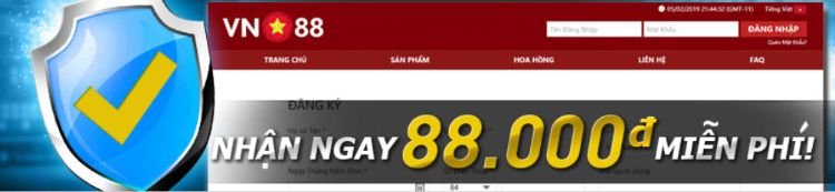 Sự kiện khuyến mãi VN88 tặng 88K cho người chơi mới - Nhà cái tặng tiền uy tín