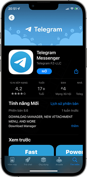 telegram-appstore-Tip Uy Tín