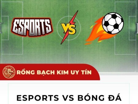 So sánh về 2 loại hình giải trí cá cược Esports và Bóng Đá