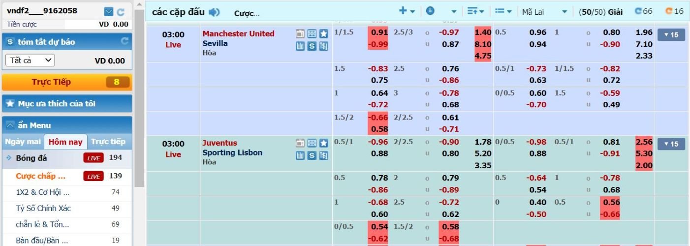 nhà cái 123B cược juventus vs sporting cp