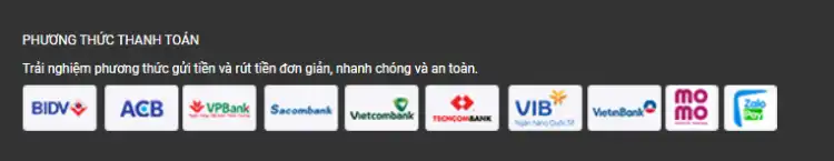 888b phương thức thanh toán