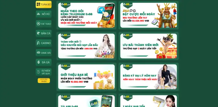 ev88 khuyến mãi