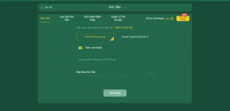 rút tiền tại nhà cái ev88